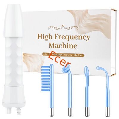 Professional 4 in 1 Acne Treatment Skin Care Set Violet Ray Skin Therapy Wand Skin Rejuvenation High Frequency Wand