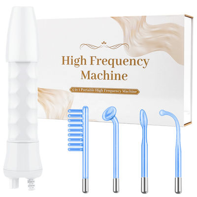 Professional 4 in 1 Acne Treatment Skin Care Set Violet Ray Skin Therapy Wand Skin Rejuvenation High Frequency Wand