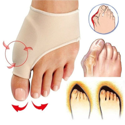 Elastic Bunions Toe Corrector Sleeve Bunion Relief Gel Pads Hallux Valgus Bunion Corrector