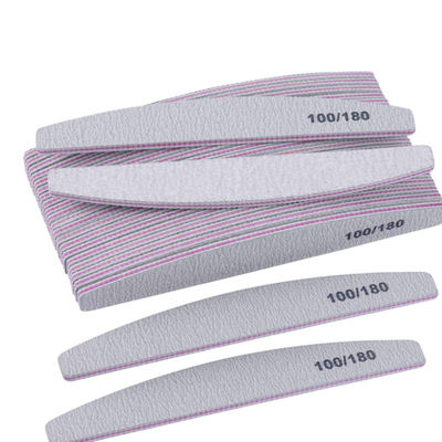 Custom Logo Reusable Nail File Double-Sided with Straight Emery Pattern Supplies