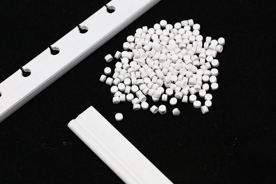 Hard 1.6g/Cm3 PVC Plastic Pellets Extrusion Profile